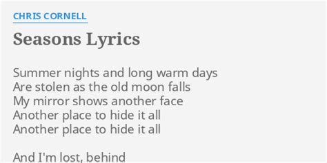 chris cornell lyrics seasons|chris cornell seasons mp3 download.